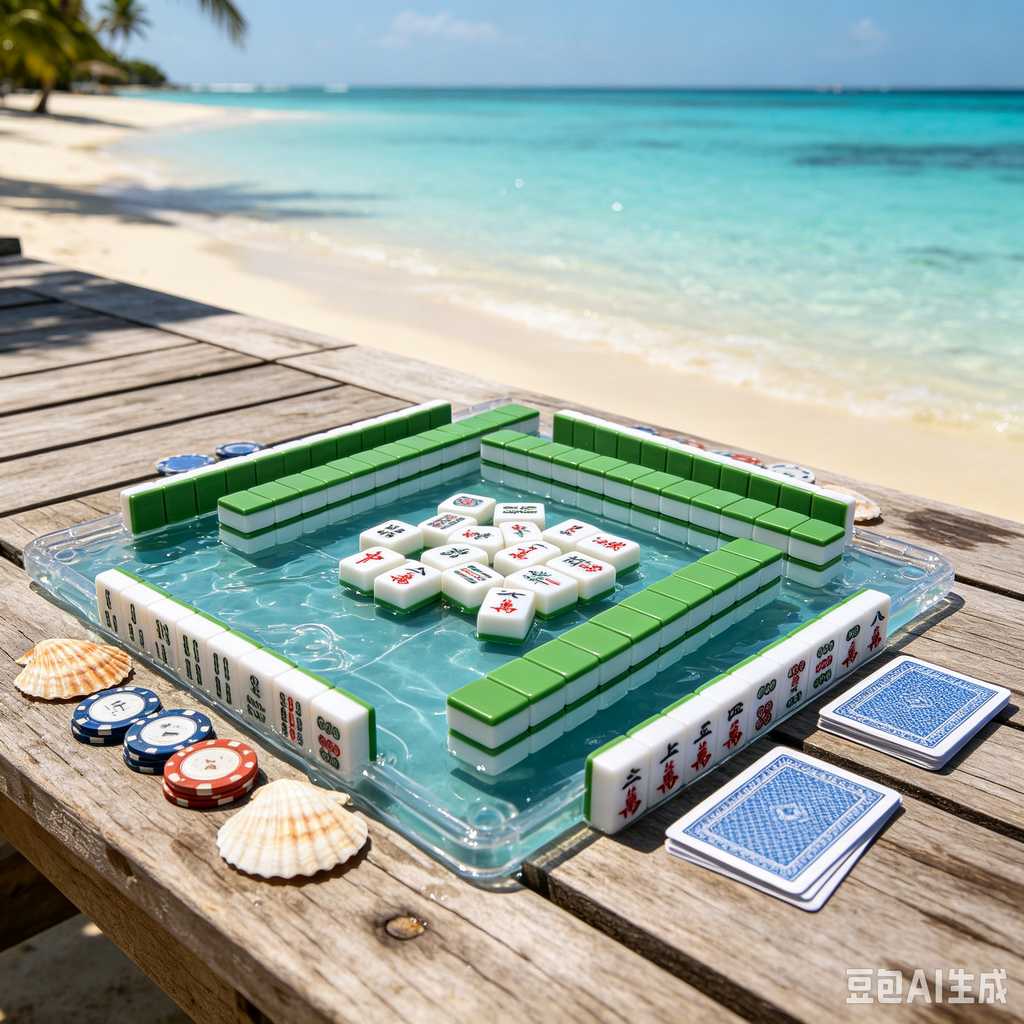 retro vintage mahjong set